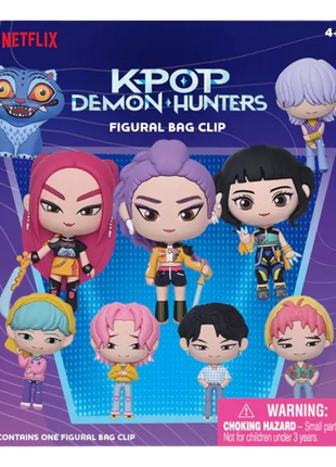 K-Pop Demon Hunters - Series 1: 3D Character Bag Clip Blind Bag