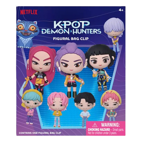K-Pop Demon Hunters - Series 1: 3D Character Bag Clip Blind Bag