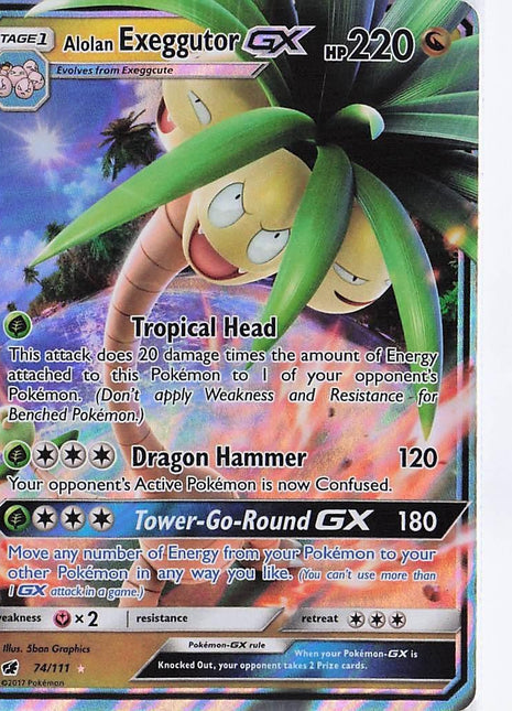 Alolan Exeggutor GX 74/111