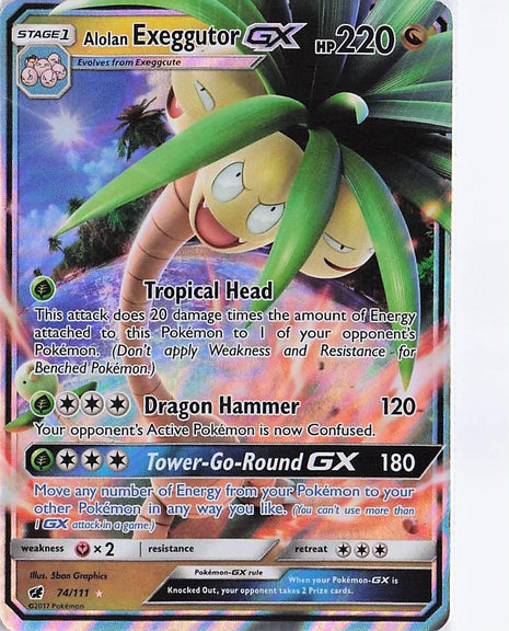 Alolan Exeggutor GX 74/111