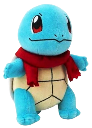 Pokemon - Squirtle With Scarf Christmas Plush