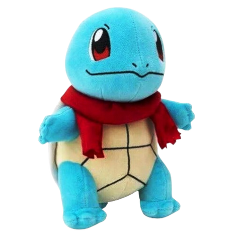 Pokemon - Squirtle With Scarf Christmas Plush