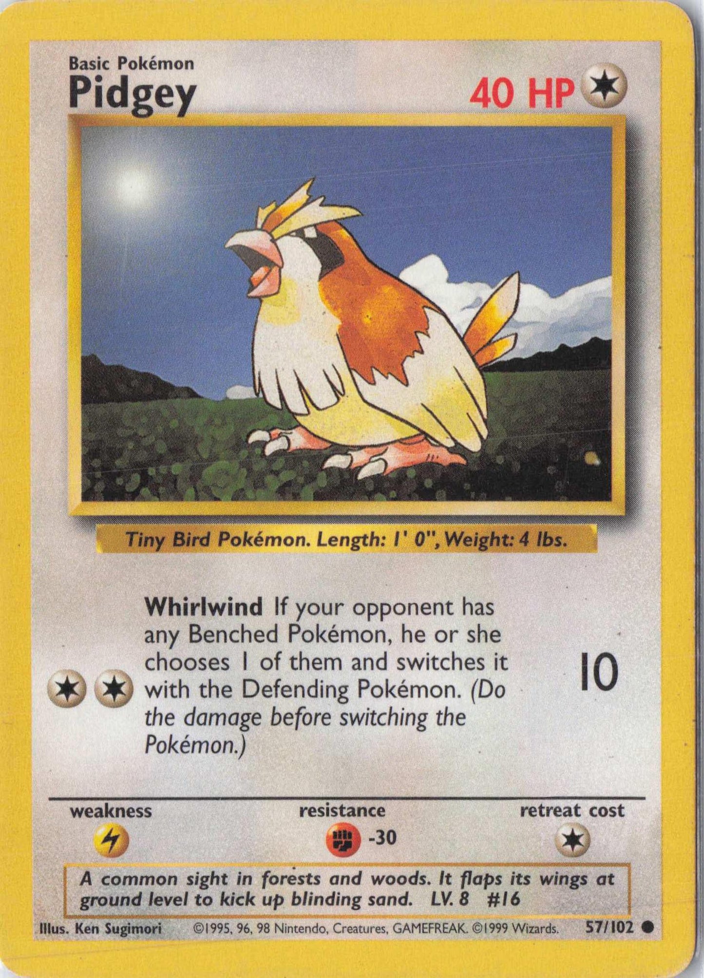 Pidgey 57/102
