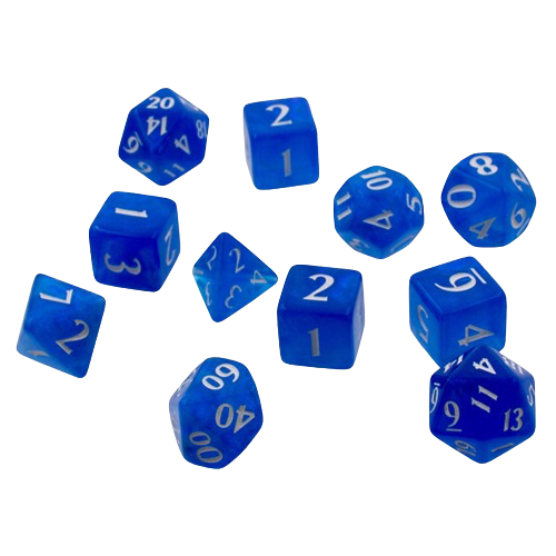 Ultra Pro - Eclipse: Pacific Blue 11 Dice Set