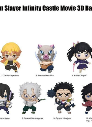 Demon Slayer - Infinity Castle: Series 1 3D Character Bag Clip Blind Bag