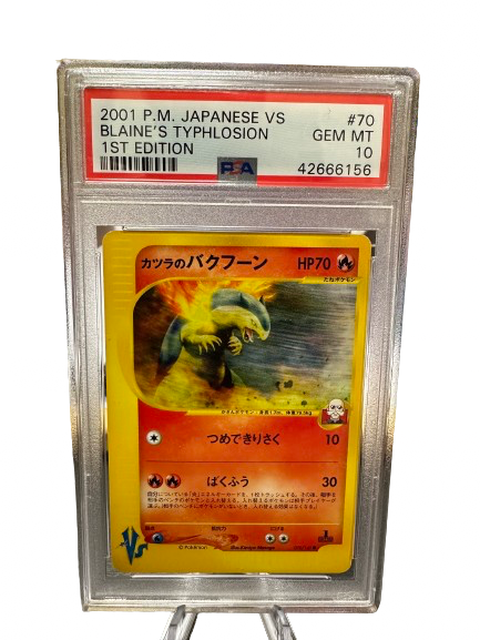 Blaine’s Typhlosion 070/141 (1st Ed) (Jap) PSA 10