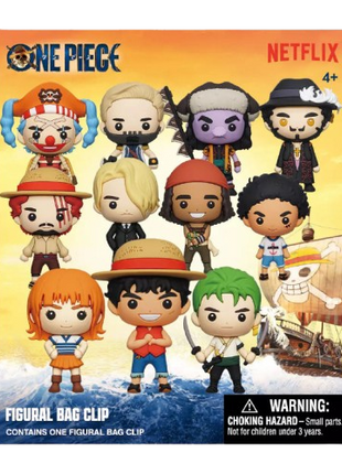 One Piece - Netflix Live Action Series 1: 3D Character Bag Clip Blind Bag