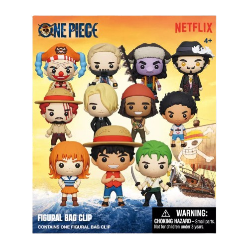 One Piece - Netflix Live Action Series 1: 3D Character Bag Clip Blind Bag