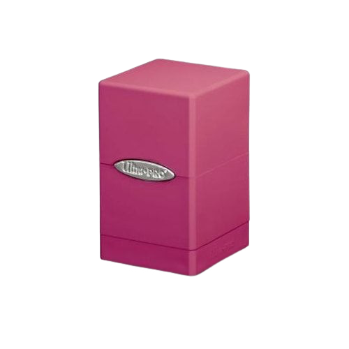 Ultra Pro - Bright Pink Satin Tower Deck Box