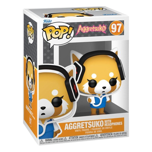 Sanrio - Aggretsuko With Headphones #55 Funko Pop!