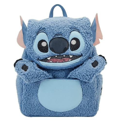 Loungefly - Stitch Plush Pocket Mini Backpack