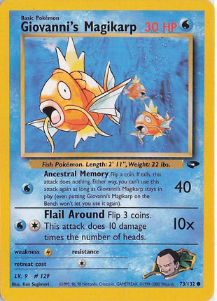 Giovanni’s Magikarp 73/132
