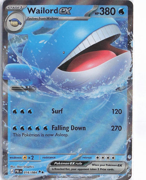 Wailord ex 016/084