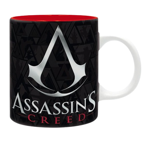 Assassins Creed - Black & Red Crest Mug