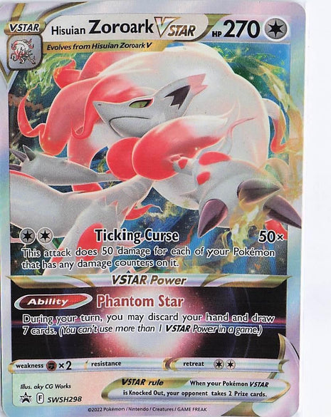 Hisuian Zoroark VSTAR SWSH298
