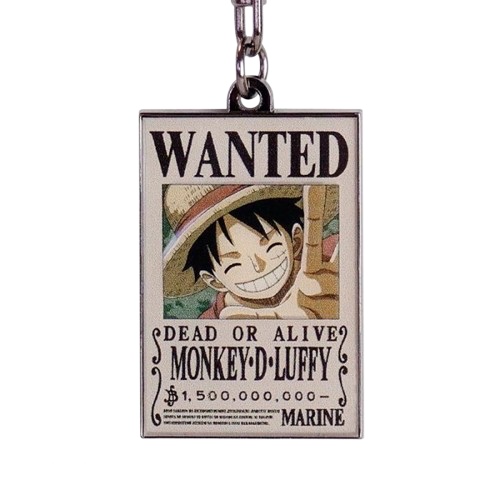 One Piece - Wanted Luffy Keychain