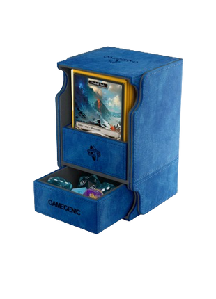 Gamegenic - Blue Watchtower 100+ Convertible Deck Holder