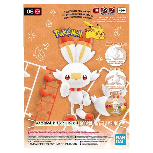 Pokemon - Scorbunny Model Kit