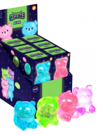 Squeezies - Glow-in-the-Dark Bear Maltose Squishy