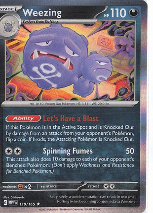 Weezing 110/165 (H)