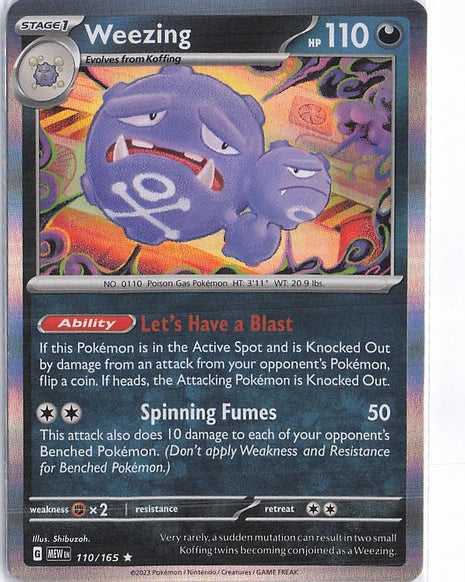 Weezing 110/165 (H)