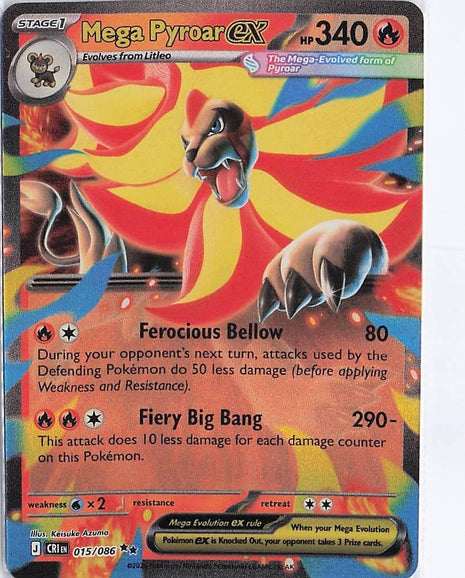 Mega Pyroar ex 015/086