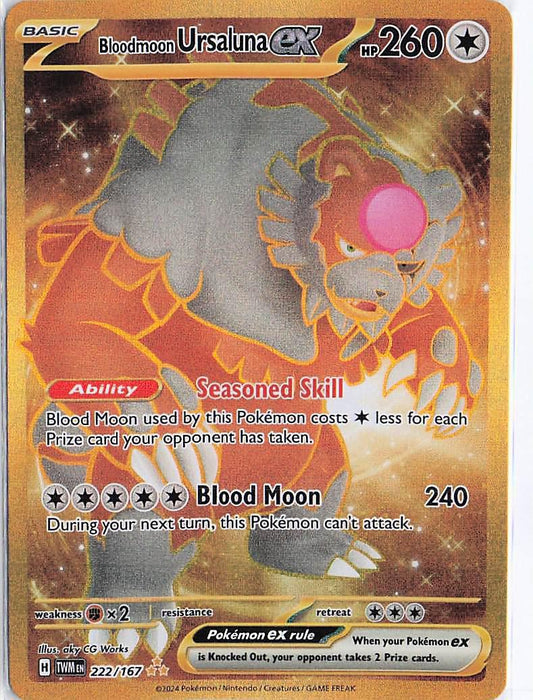 Bloodmoon Ursaluna ex 222/167