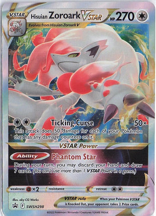 Hisuian Zoroark VSTAR SWSH298