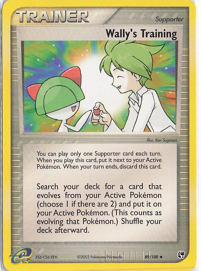 Wally’s Training 89/100