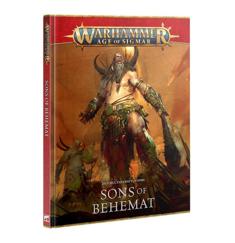Warhammer Age of Sigmar - Destruction Battletome: Sons Of Behemat 4th Edition