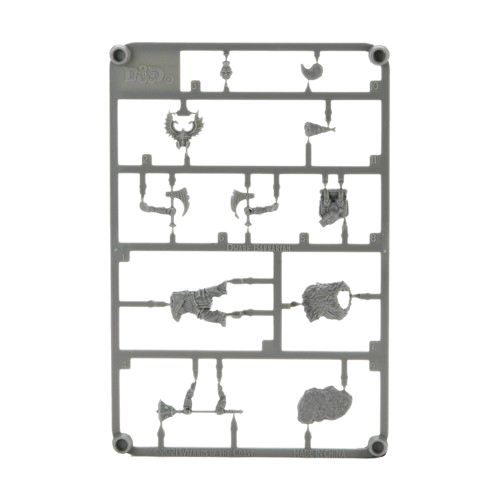 Dungeons & Dragons - Frameworks: Female Dwarf Barbarian Miniature