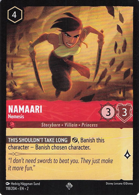 Namaari 118/204
