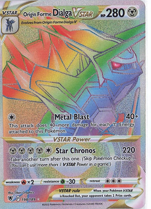 Origin Forme Dialga VSTAR 198/189