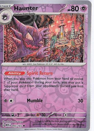Haunter 093/165 (RH)