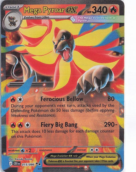 Mega Pyroar ex 015/086