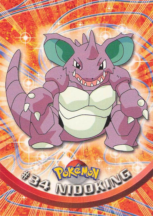 Nidoking #34 - Topps