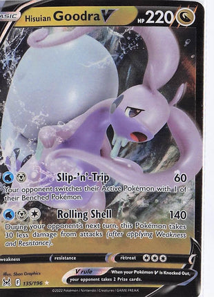 Hisuian Goodra V 135/196