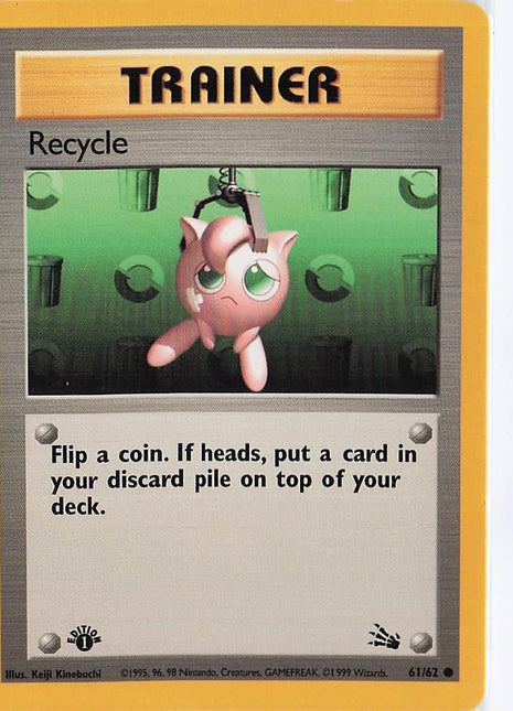 Recycle 61/62 (1st)