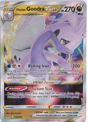 Hisuian Goodra VSTAR 136/196