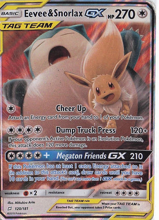 Eevee & Snorlax GX 120/181 (D)