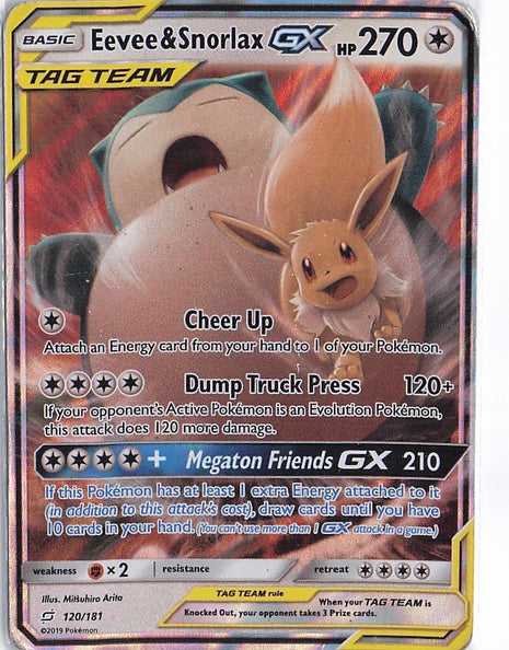 Eevee & Snorlax GX 120/181 (D)