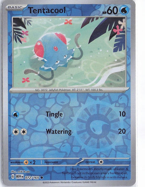 Tentacool 072/165 (RH)