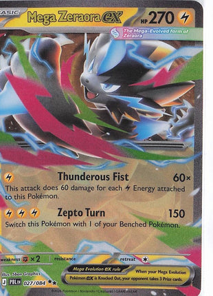 Mega Zeraora ex 027/084