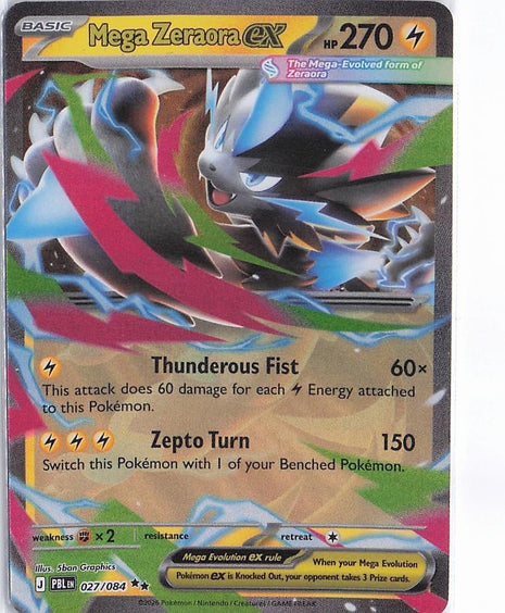 Mega Zeraora ex 027/084