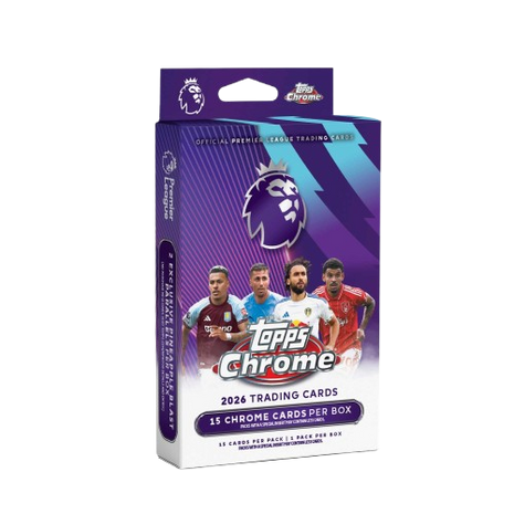 Topps Chrome - Premier League Hanger Box 2026