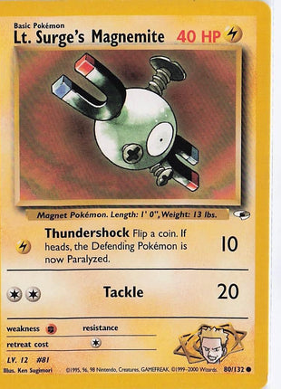 Lt. Surge's Magnemite 80/132