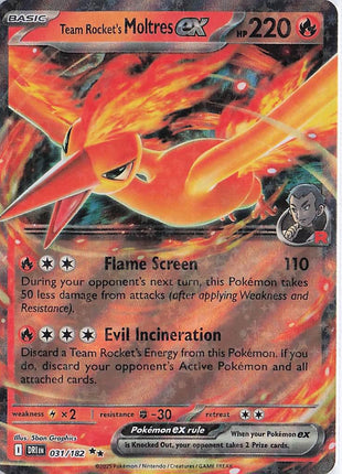 Team Rocket's Moltres ex 031/182