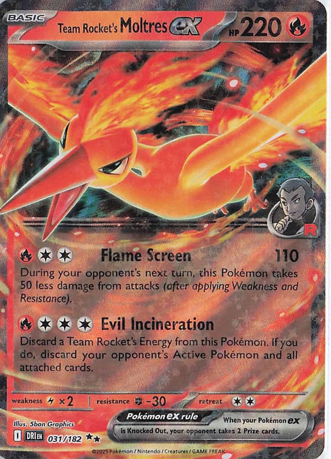 Team Rocket's Moltres ex 031/182