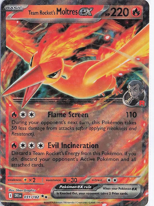 Team Rocket's Moltres ex 031/182