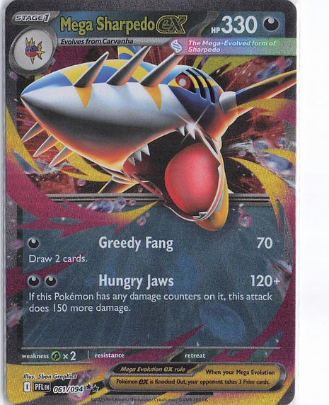 Mega Sharpedo ex 061/094